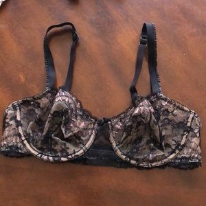 Victoria’s Secret bra foil lace unlined